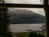 view of loch lomond from tarbet hotel room