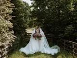 couple having a small wedding in scotland